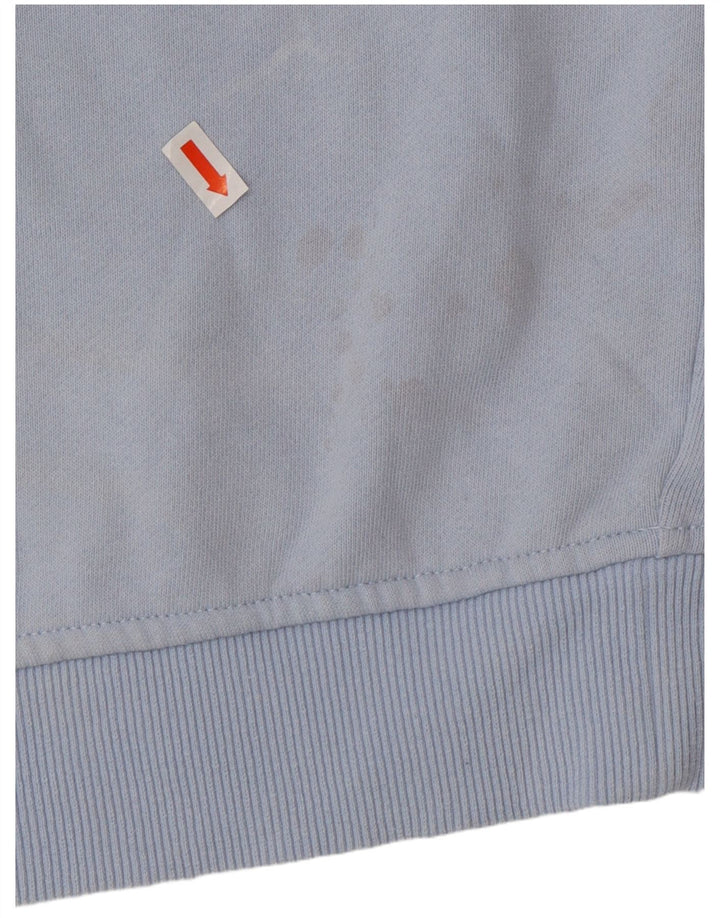 Pulover cu grafic pentru femei FILA, UK 14, bumbac color bloc albastru mediu