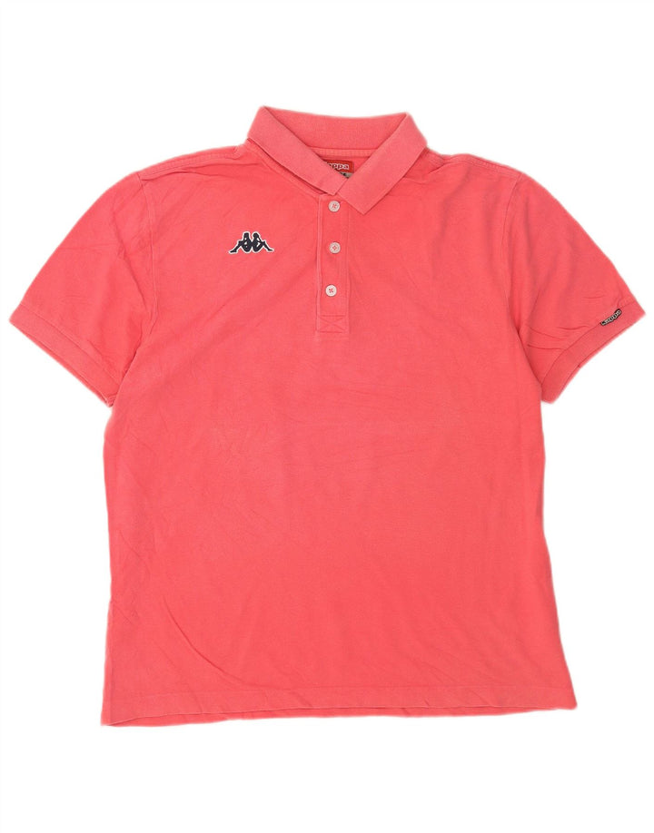 Tricou polo pentru bărbați Kappa, mare, roz