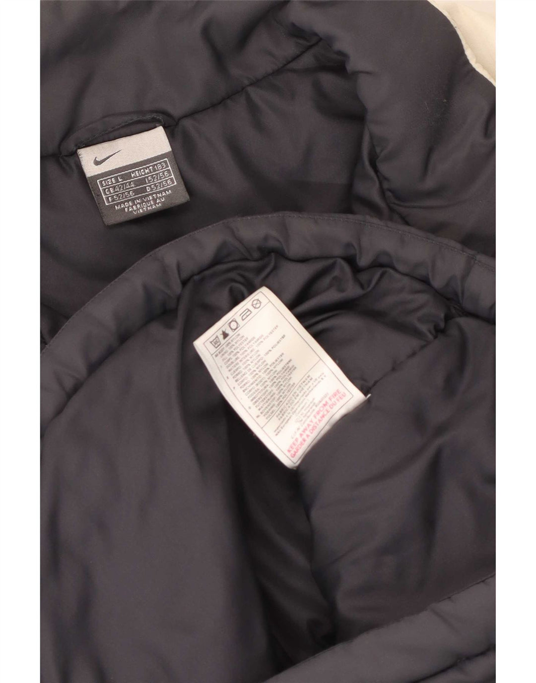 Jachetă căptușită pentru bărbați Nike UK 40, mare, negru, din nailon