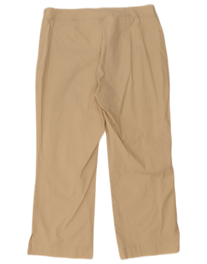 Pantaloni tăiați pentru femei Gap US 8 Medium W29 L23 Bej Bumbac