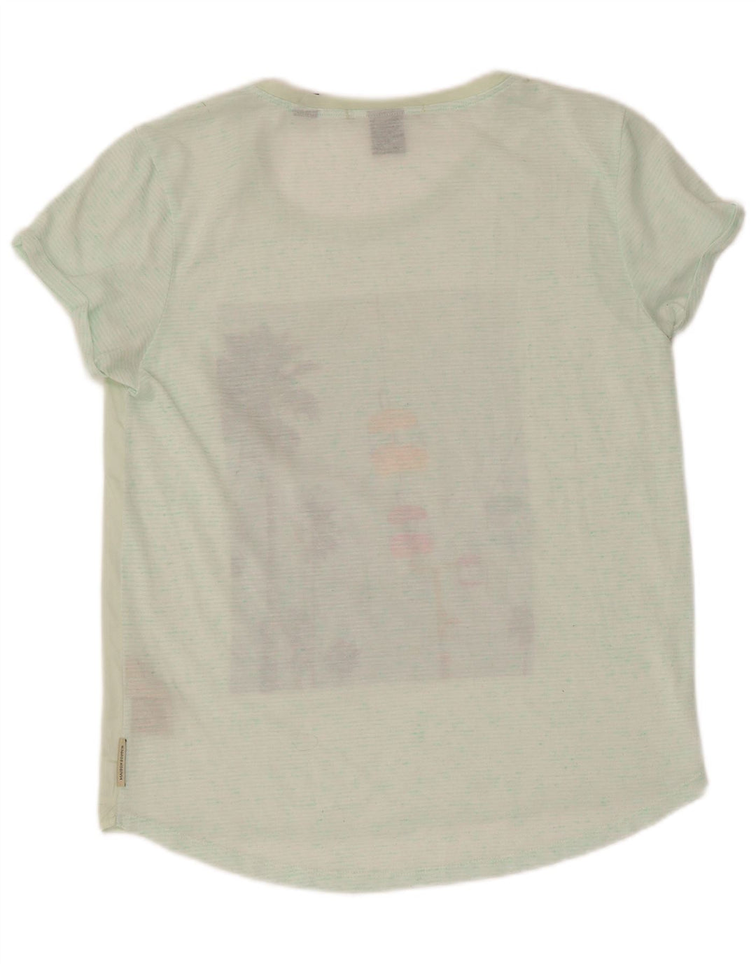 Tricou cu grafic pentru femei Maison Scotch Top UK 12 Poliester verde mediu
