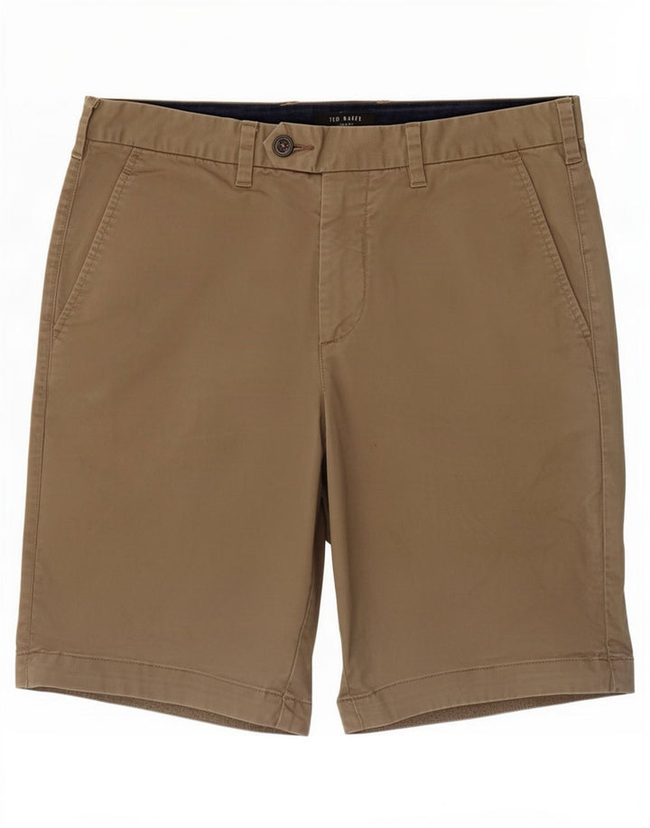 Pantaloni scurți chino Ted Baker pentru bărbați W30, bumbac mediu kaki