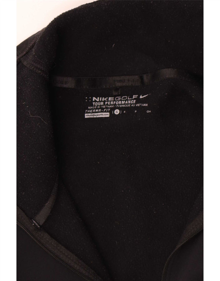 Jachetă de top pentru trening Nike Therma-Fit pentru femei UK 10 Poliester negru mic