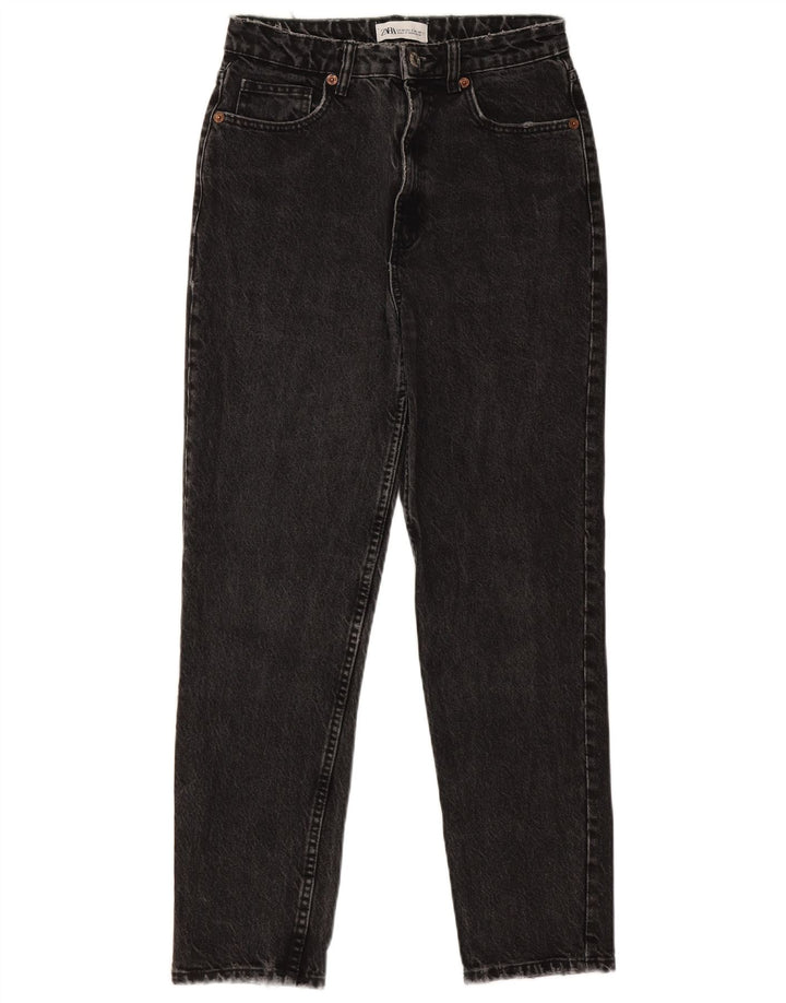 Blugi conici pentru femei ZARA EU 38 Mici L28 L27 Gri