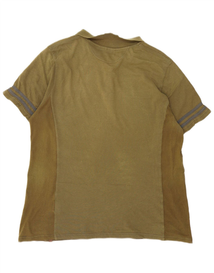 Tricou polo pentru bărbați Asics XL bumbac kaki