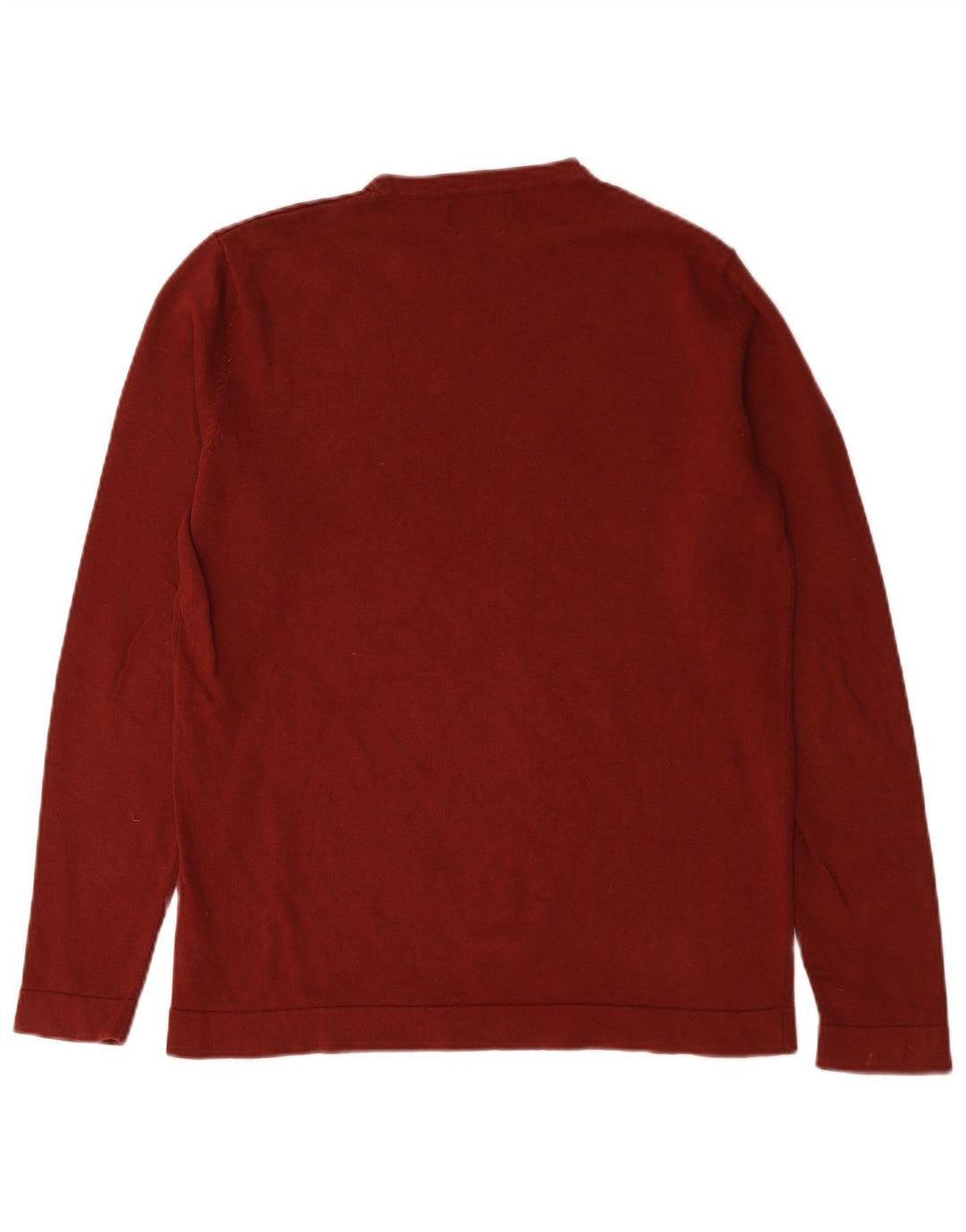 Pulover Jack & Jones pentru bărbați cu gât roșu, bumbac mediu