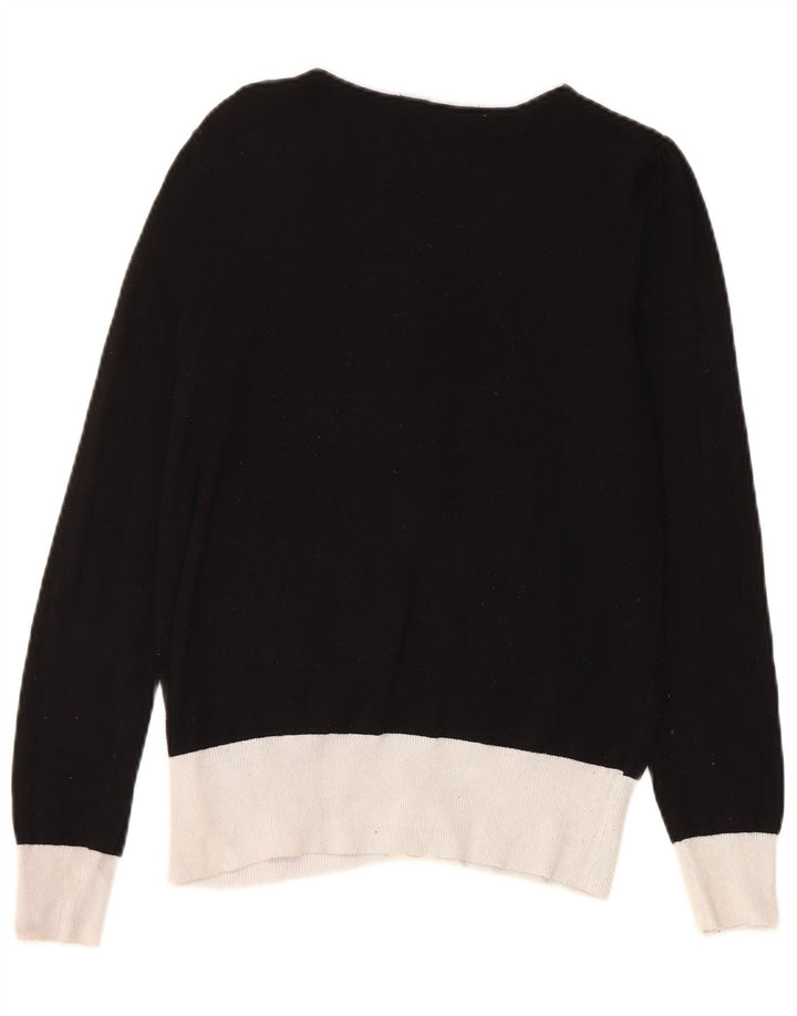 Pulover cardigan pentru femei Marks & Spencer UK 10 Samll Black Colorblock
