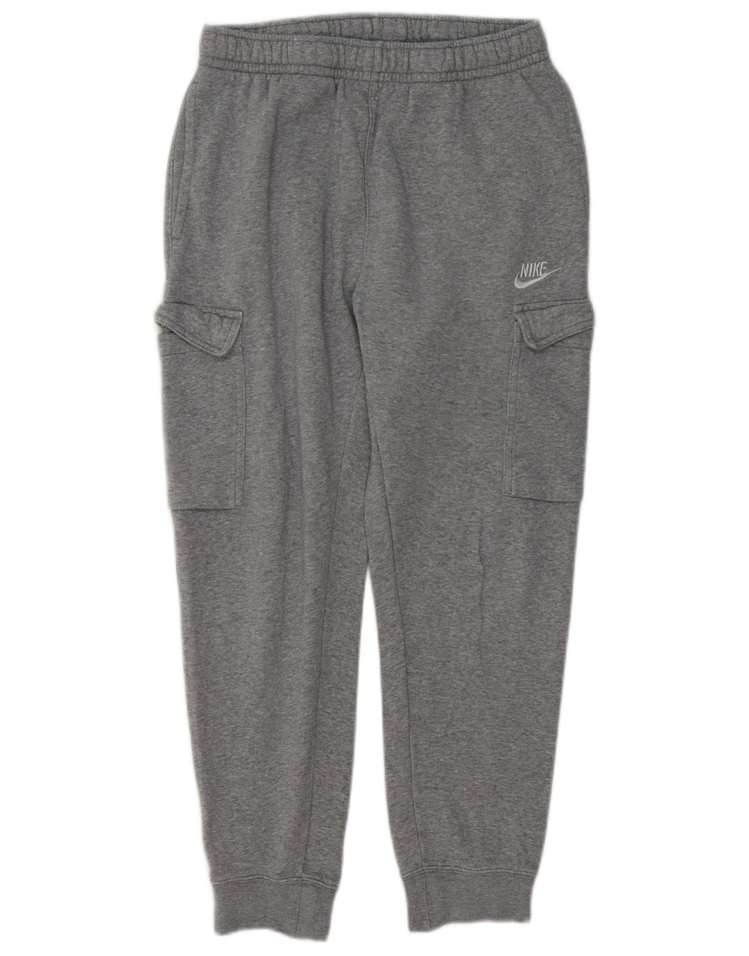 Pantaloni de trening cargo NIKE pentru bărbați Joggeri, bumbac, gri mic