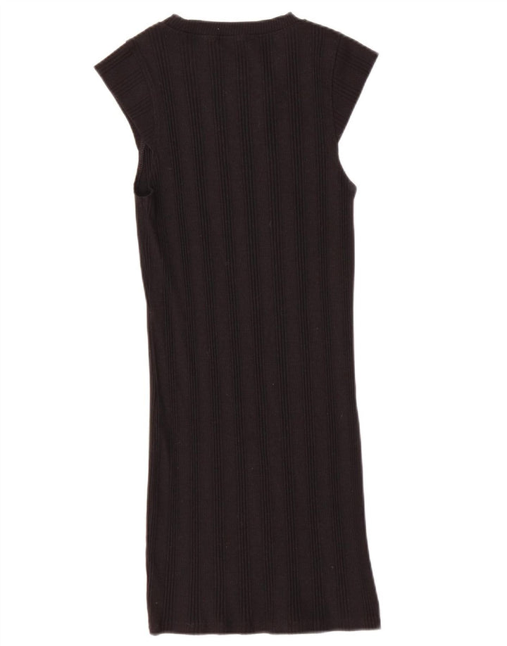 Rochie Schimbată pentru Damă Zara UK 8 Mic Negru Bumbac