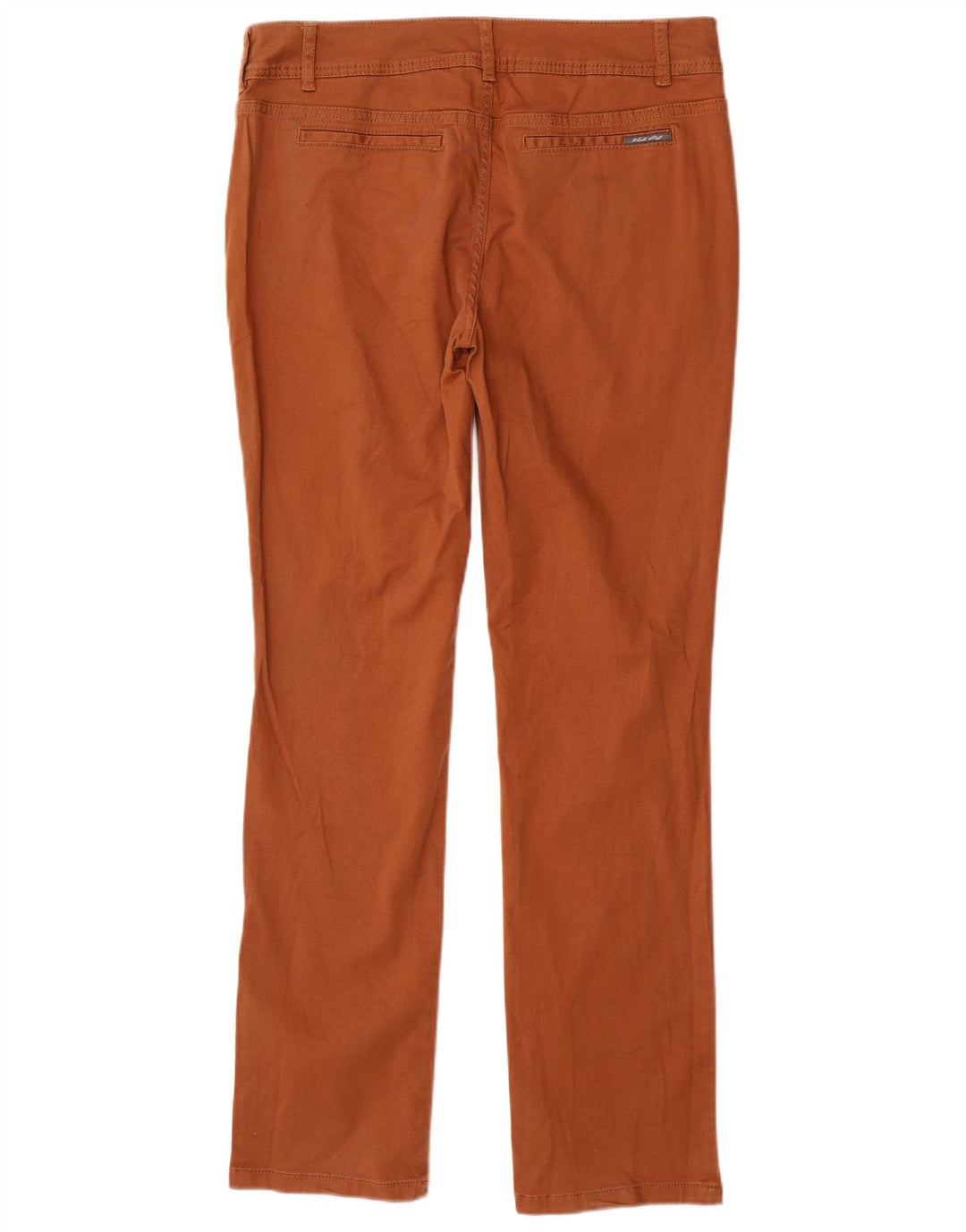 White Stuff Pantaloni chino subțiri pentru femei UK 14 Large W36 L32 Orange Bumbac