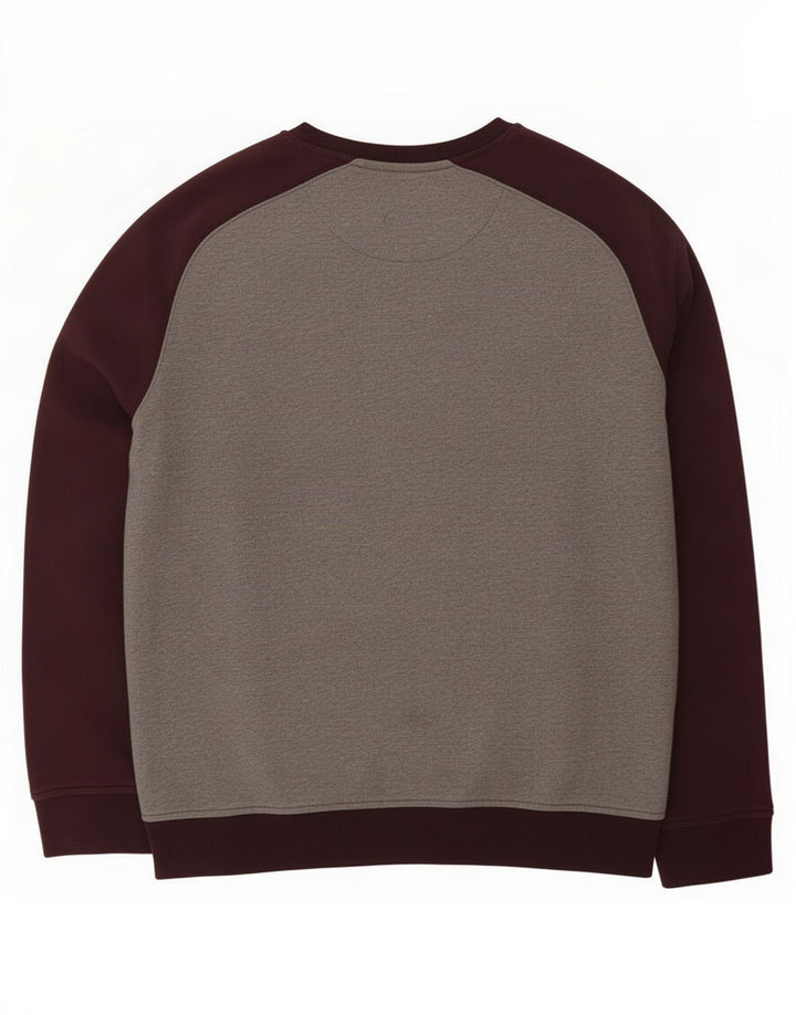 Hanorac pentru bărbați Lyle & Scott Pulover mare, gri, bumbac color bloc