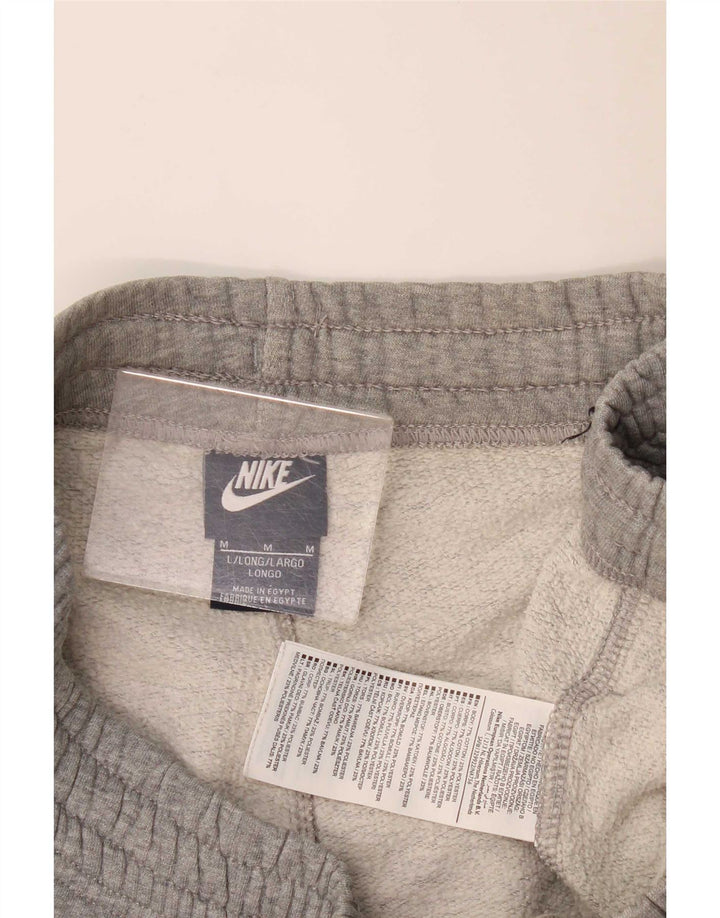 Pantaloni de trening Nike pentru bărbați, bumbac cu pete gri mediu