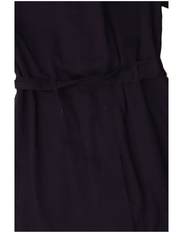 Trench pentru femei Marks & Spencer UK 14 Medium Bluemarin Bumbac