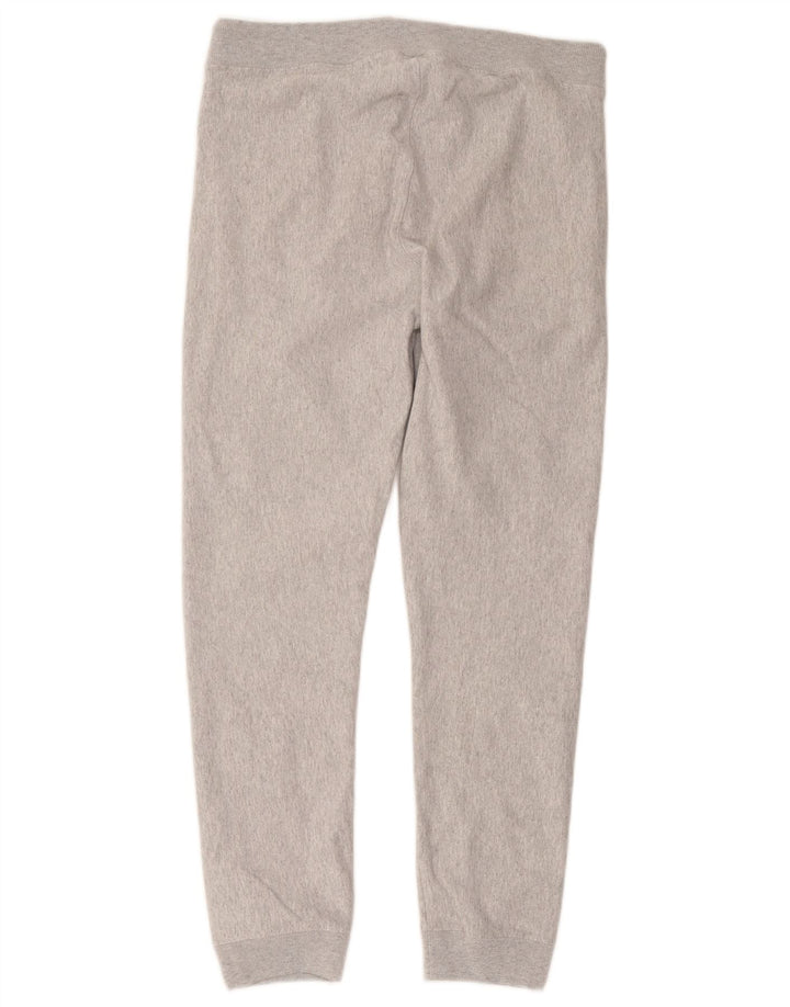 Pantaloni de trening cu țesătură inversă pentru femei Champion Pantaloni de jogging UK 14 Gri mediu