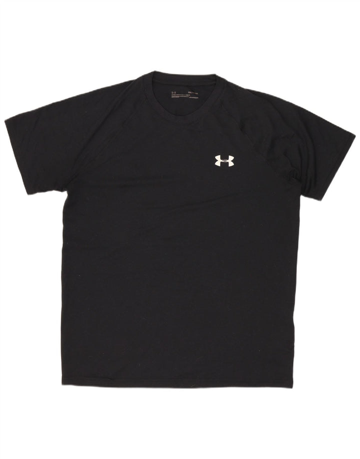 UNDER ARMOUR Bărbați Heat Gear Tricou Top Mic Poliester Negru