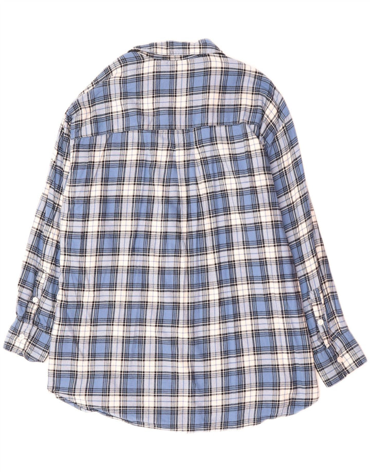 Cămașă de flanel Levi's pentru femei UK 18 XL Blue Check Bumbac