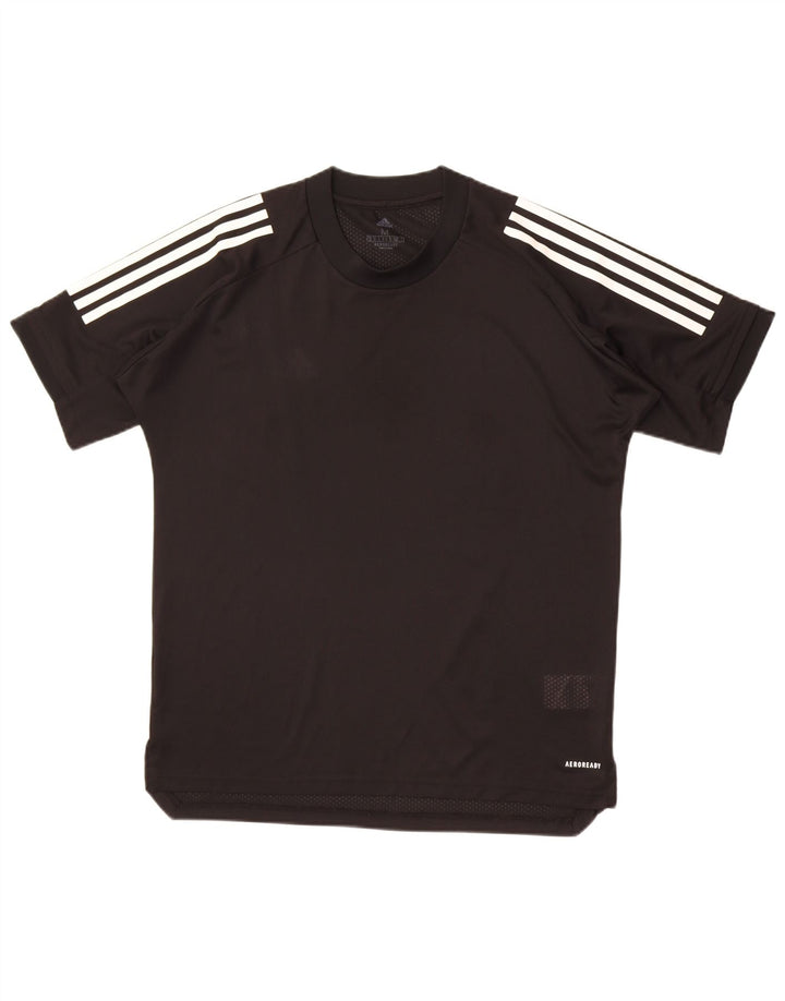 Tricou pentru bărbați Adidas Aeroready Top Mediu Poliester Negru