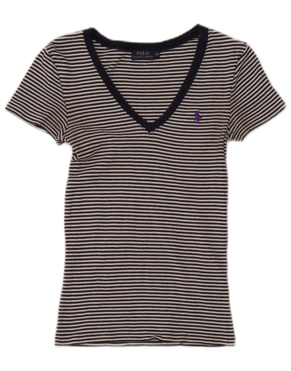 Tricou pentru femei Ralph Lauren cu mânecă scurtă Top UK 4 XS Bleumarin Nautic