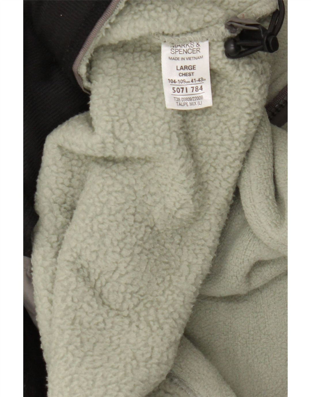 Marks & Spencer pentru bărbați Blue Harbour Fleece Jacket UK 40 Large Green