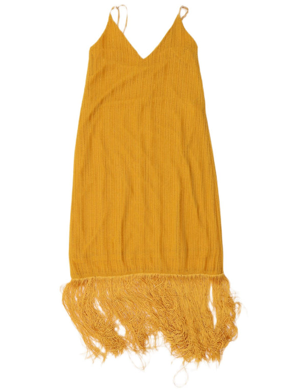 Rochie Charleston pentru femei Zara UK 10 Small Yellow