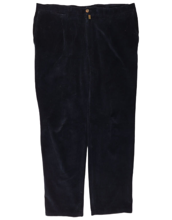 Barbour Pantaloni conici din velur pentru bărbați EU 54 2XL W40 L32 Bumbac bleumarin