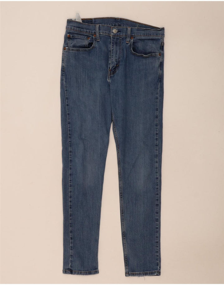 Blugi conici pentru bărbați Levi's 512 Slim Tapered W32 L32 Bumbac albastru