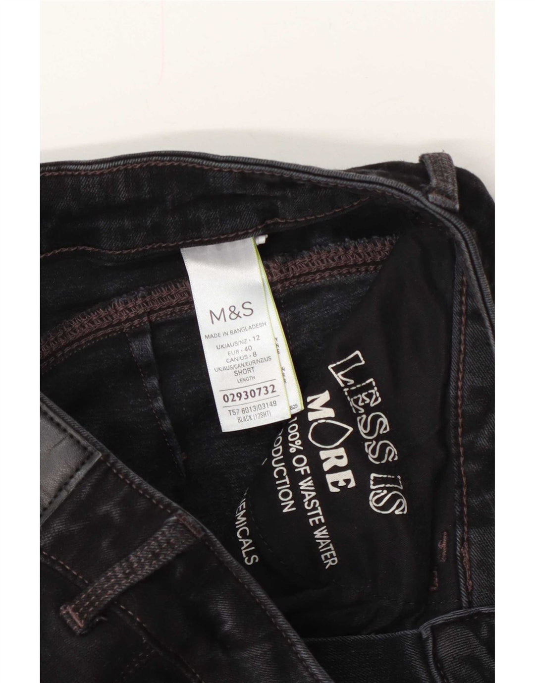 Blugi subțiri pentru femei Marks & Spencer UK 12 Medium W28 L28 Gri Bumbac
