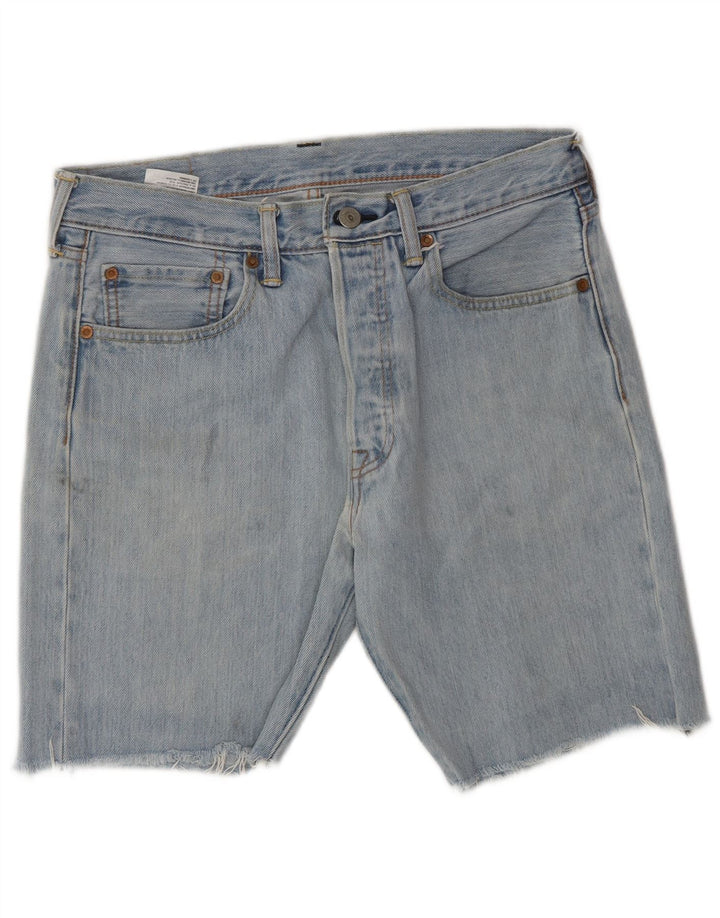 Pantaloni scurți Levi's 501 Denim W31 Medium Blue Bumbac