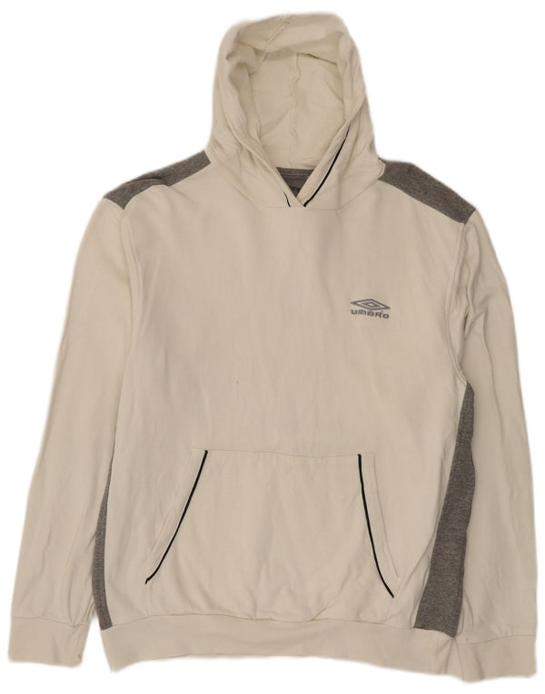Pulover Umbro pentru bărbați, 2XL, bumbac color bloc alb
