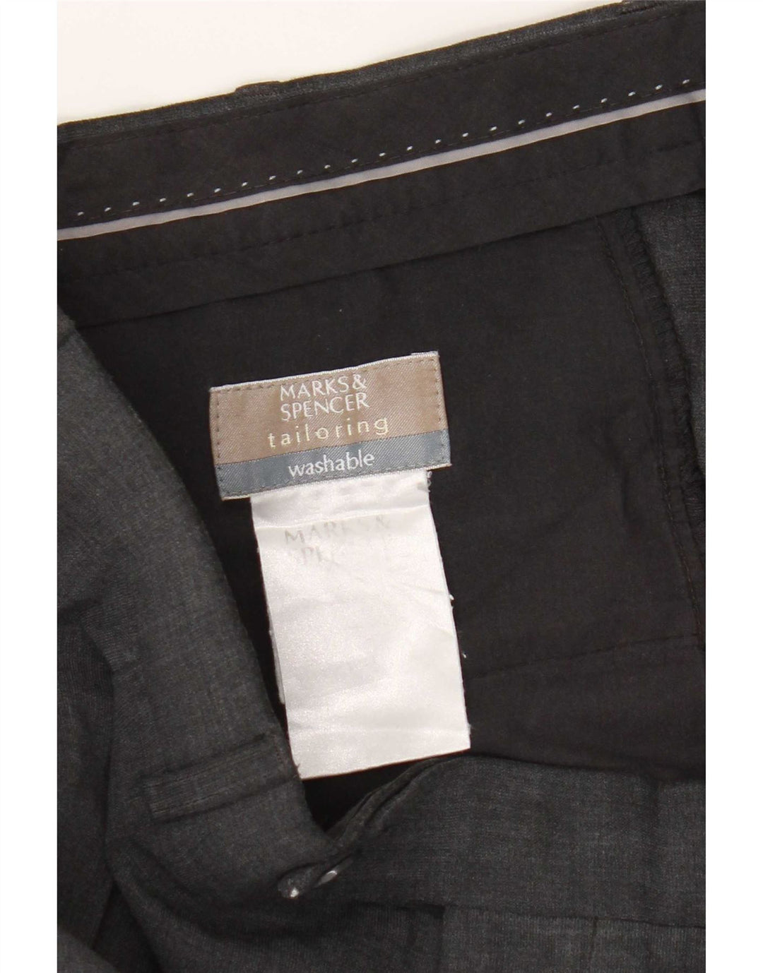 Pantaloni de costum pentru bărbați Marks & Spencer L34 L28 gri