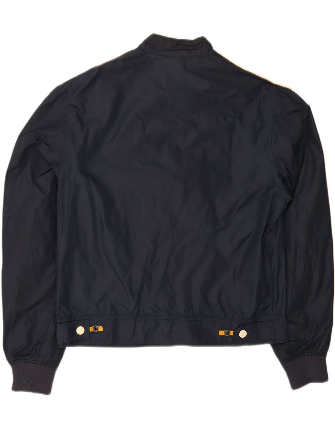GAS Mens Bomber Jacket UK 38 Medium Navy Blue Colourblock Vintage Gas and Second-Hand Gas from Messina Hembry 