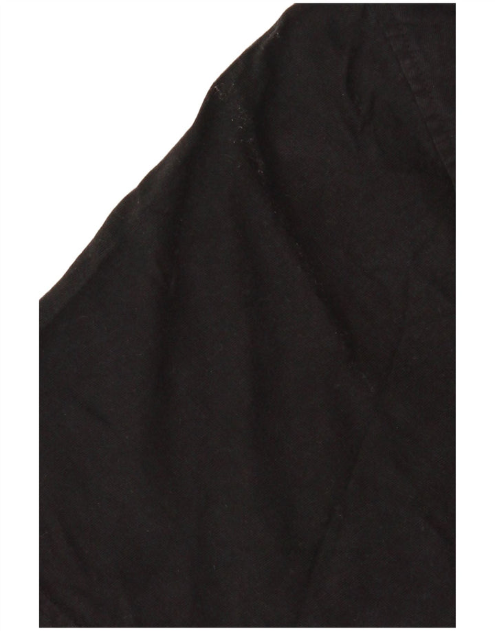 Izod Bărbați Tricou Top XL Bumbac Negru