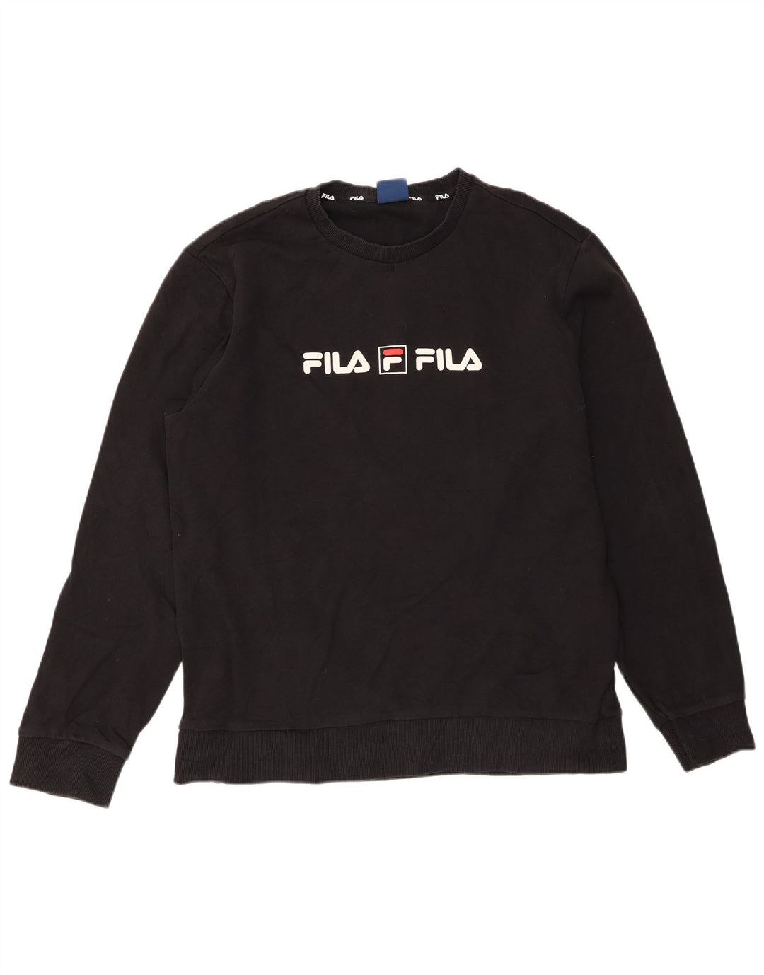 Pulover cu grafică pentru bărbați Fila, 2XL, negru