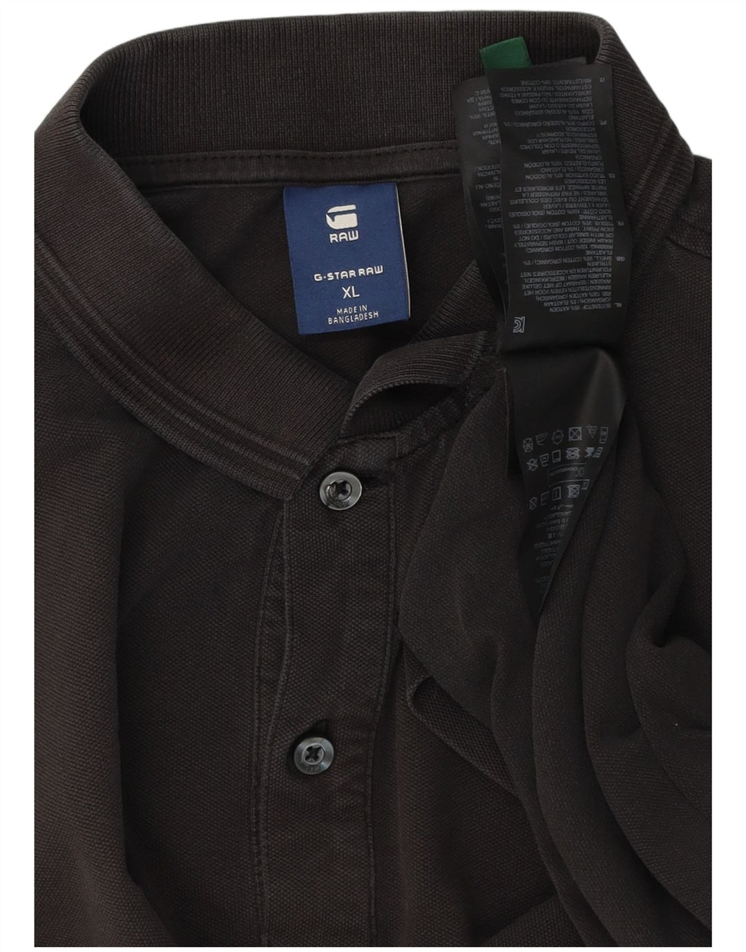 Tricou polo pentru bărbați G-Star XL, bumbac negru
