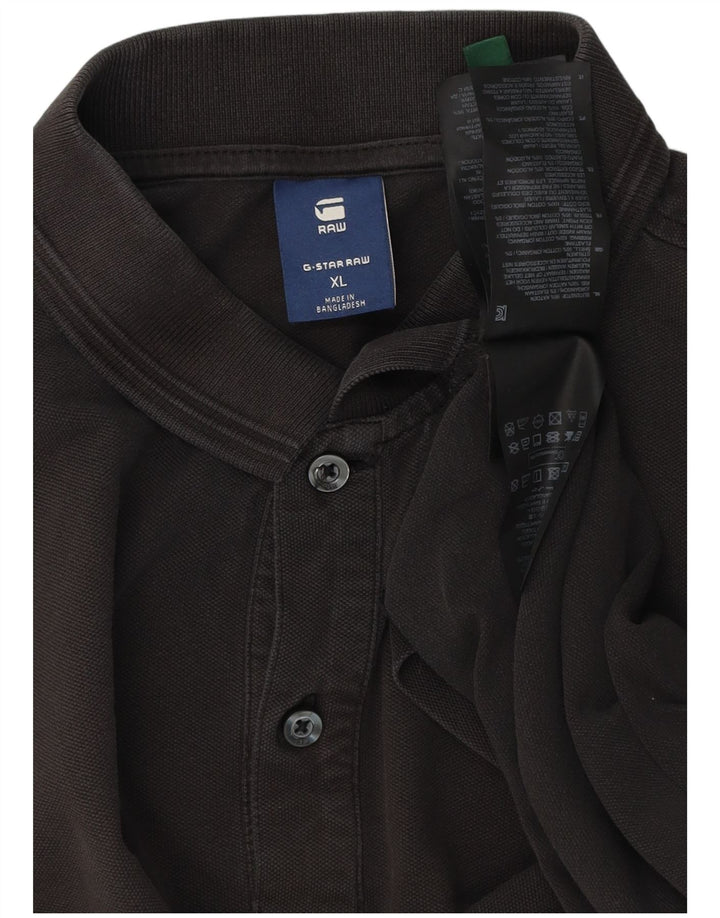 Tricou polo pentru bărbați G-Star XL, bumbac negru