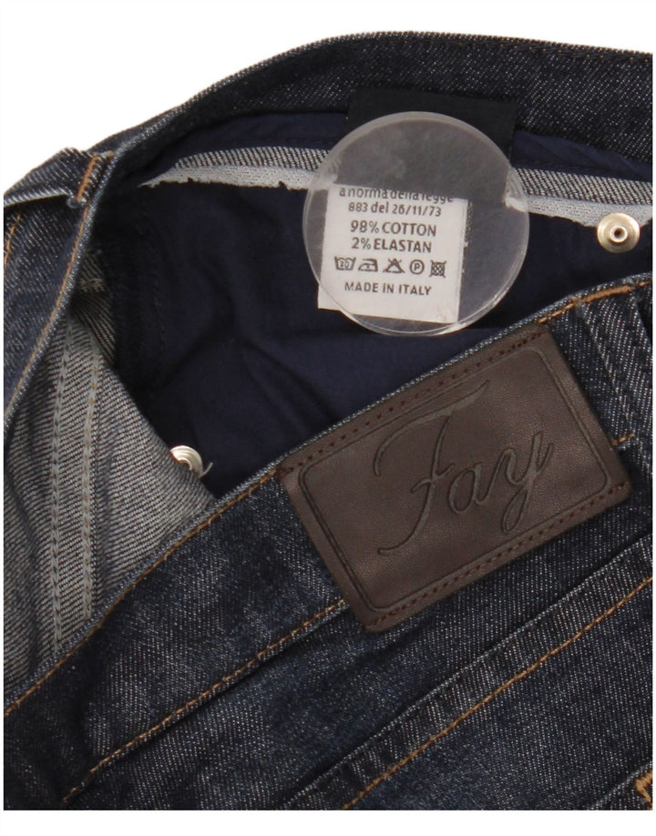Blugi Fay pentru femei L32 L28 Bumbac bleumarin
