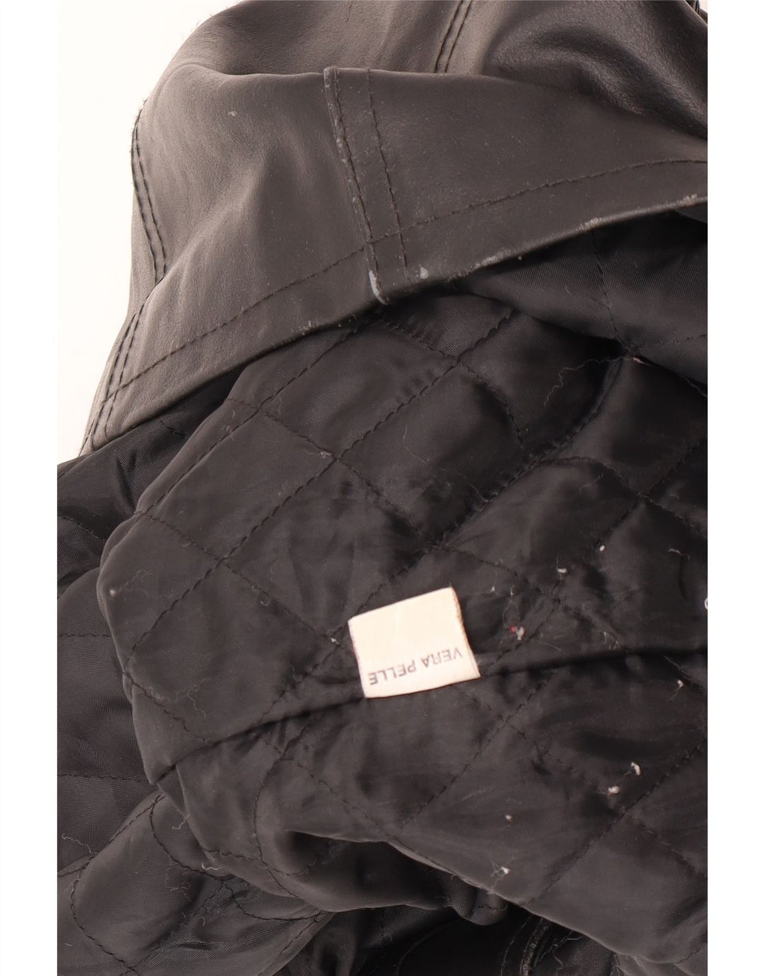 Geacă de piele Bayside pentru femei UK 10 Small Black