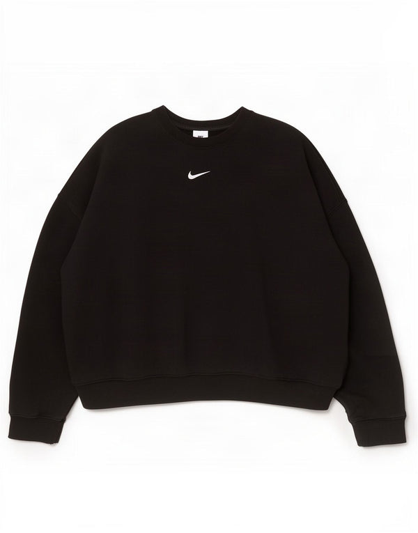 Pulover supradimensionat pentru femei Nike UK 18 XL bumbac negru
