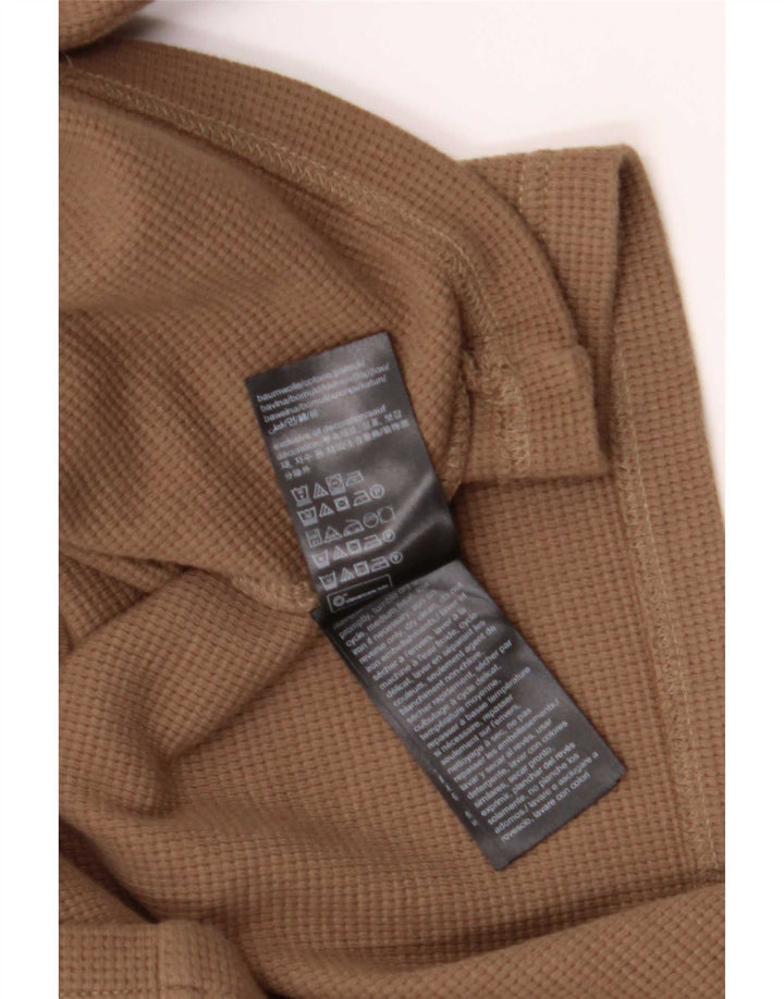 Calvin Klein Top pentru bărbați cu mânecă lungă 2XL, bumbac maro