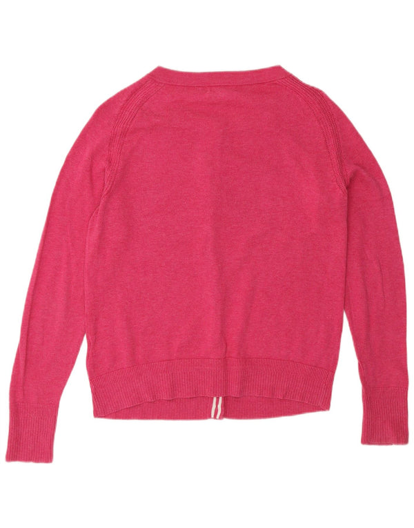 Pulover cardigan pentru femei White Stuff UK 10 mic bumbac roz