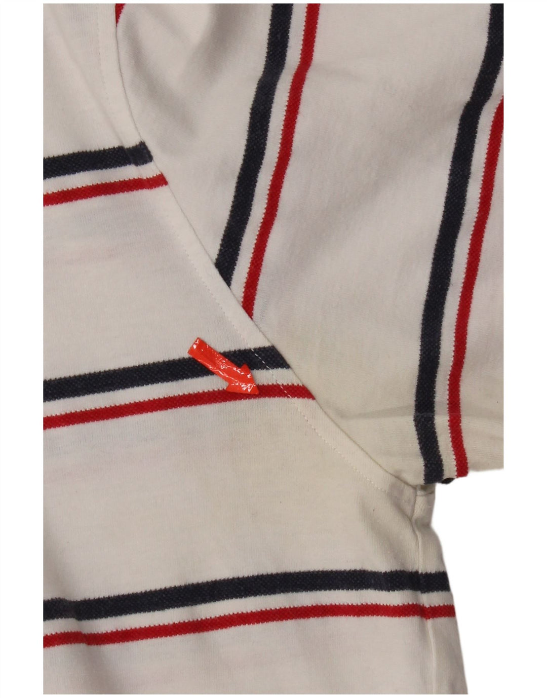 Tricou polo pentru bărbați Diadora, bumbac cu dungi albe mari