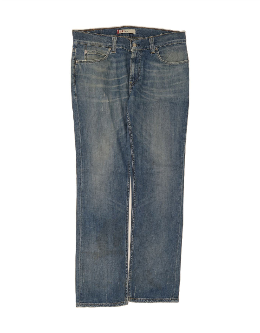 LEVI'S Mens 511 Slim Jeans W36 L34 Blue Cotton Vintage Levi's and Second-Hand Levi's from Messina Hembry 