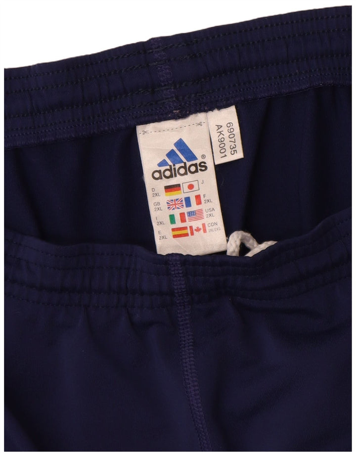 Pantaloni scurți sport pentru bărbați Adidas 2XL bleumarin poliester