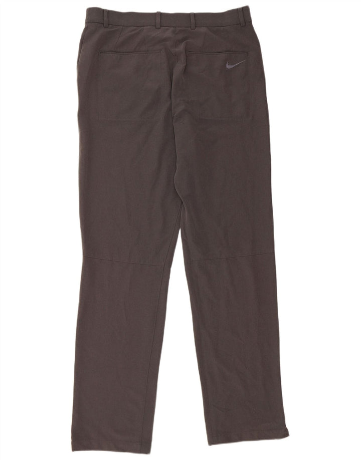Pantaloni chino drepti pentru bărbați Nike W32 L34 poliester gri