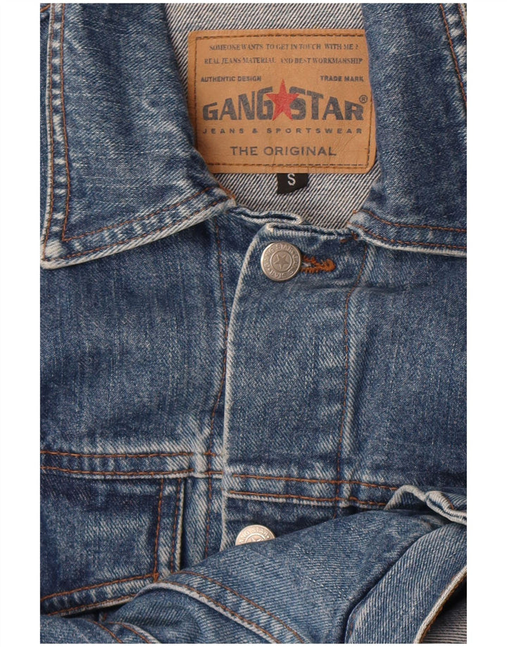 Jachetă de blugi vintage pentru femei UK 10 Small Blue