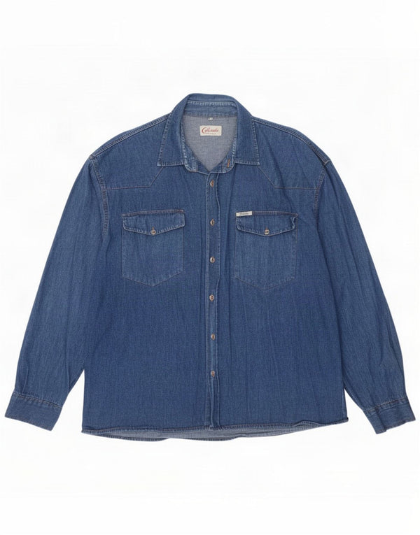 Camasă de blugi pentru bărbați Colorado XL Bumbac albastru