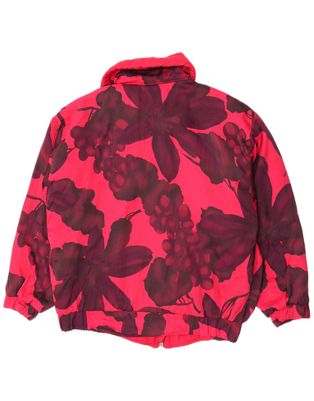 Jachetă de schi supradimensionată pentru femei Belfe & Belfe UK 16, mare, roz, nailon floral