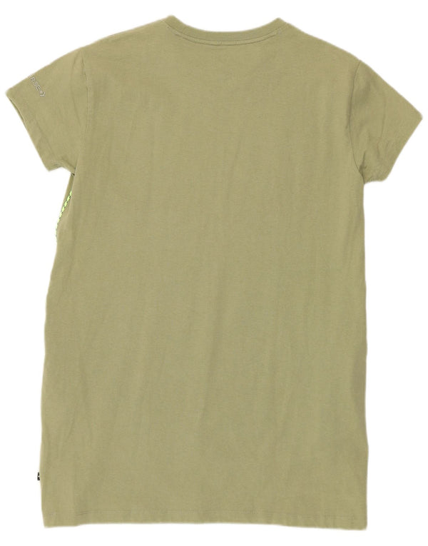 Rochie tricou Converse pentru femei UK 14 Medium Khaki Bumbac