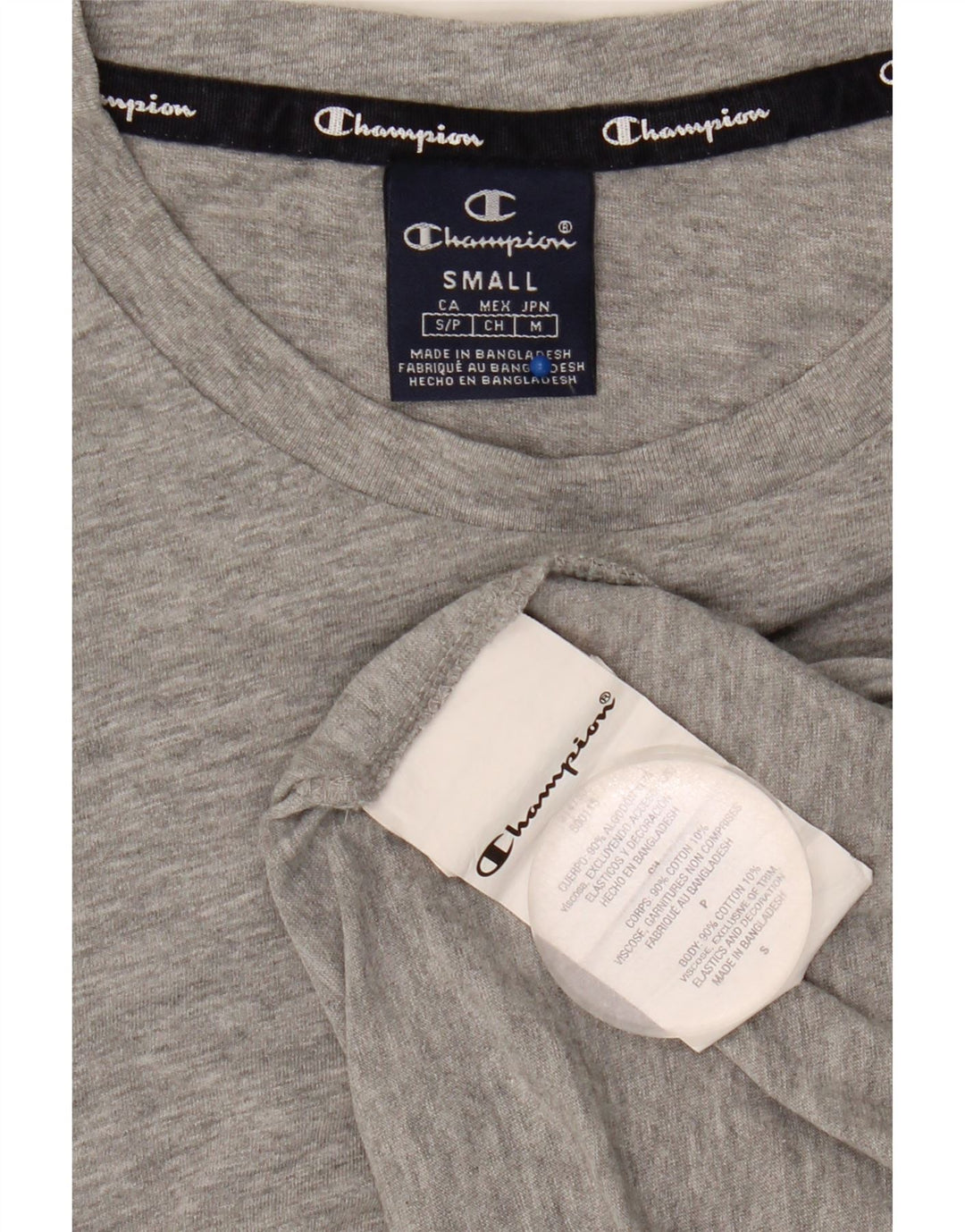 Tricou pentru bărbați Champion Top mic din bumbac gri
