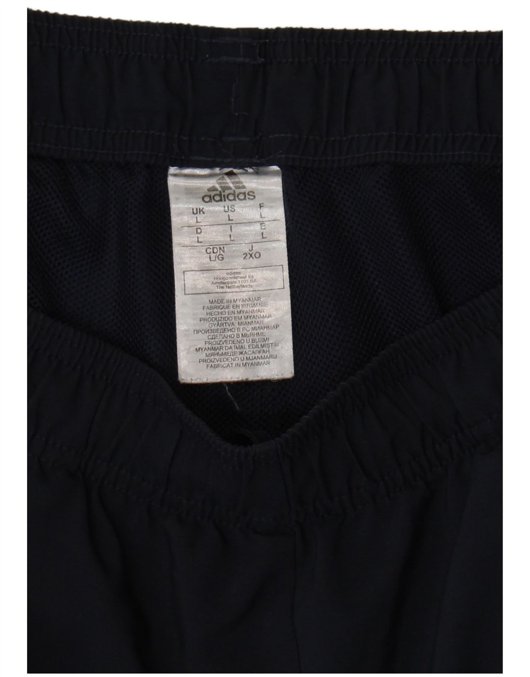 Pantaloni scurți sport pentru bărbați Adidas, mari, albastru, poliester